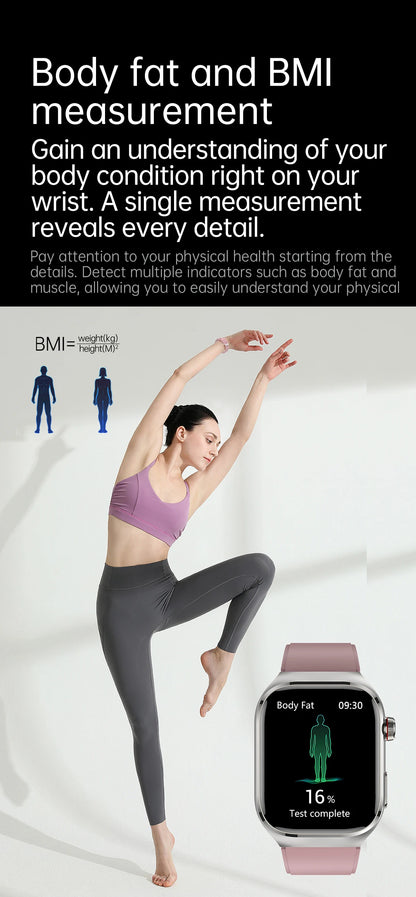 2025 New For XIAOMI Uric acid Blood lipids Smart Watch Men ECG+PPG Blood pressure Blood oxygen Bluetooth Call Health Smartwatchs.