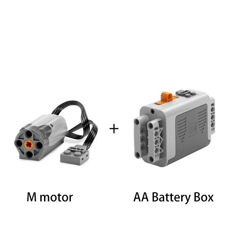 High-Tech M XL L Motor Servo Bricks Toys PF Parts 8293 8883 MOC Power Functions Motor Multi Tool Compatible With LEGO Model.