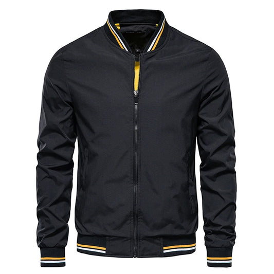 Spring Summer Bomber Jacket Men Black Casual Slim Fit Baseball Mens Jackets New Autumn Fashion High Quality Jackets for Men.
