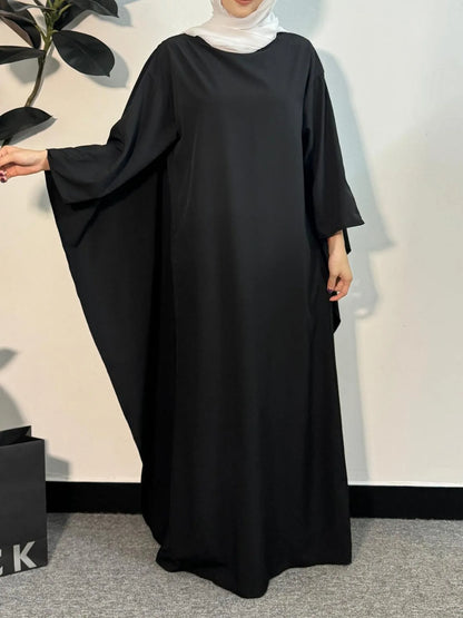 Muslim Dresses Loose Prayer Maxi Dress Muslim Abayas Women Jilbabs Kaftan Casual Solid Robe Islamic Ramadan Dresses.