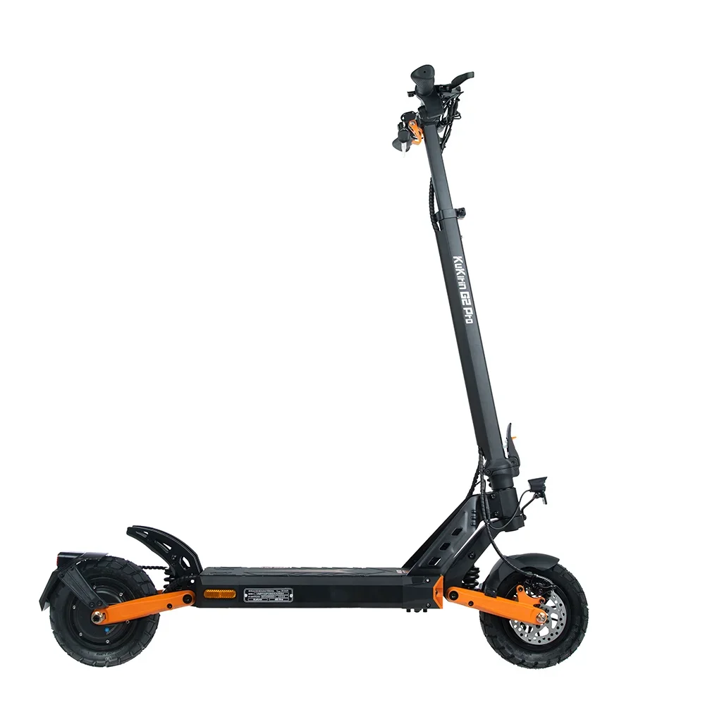 KuKirin G2 Pro VMP Electric Scooter 500W 48V 15.6Ah 9 Inch Off-road Tire Foldable Electric Scooter 25KM/H Speed 65KM Range.