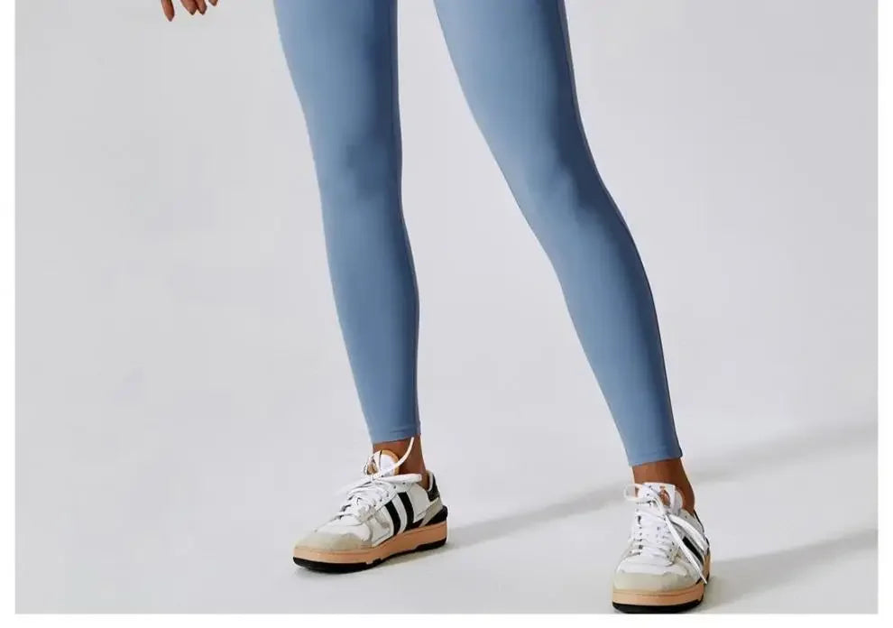 Fall New Style Long Sleeve Zipper Tight Butt Enhancing One Piece Fitness Pants Women Running Sports Training Yoga Black.