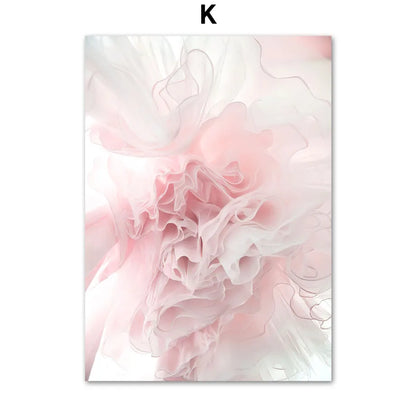 Pink Cherry Blossom Tulip Bicycle Flower Nordic Posters Ferris Wheel Wall Art Print Canvas Painting Living Room Home Decoration.