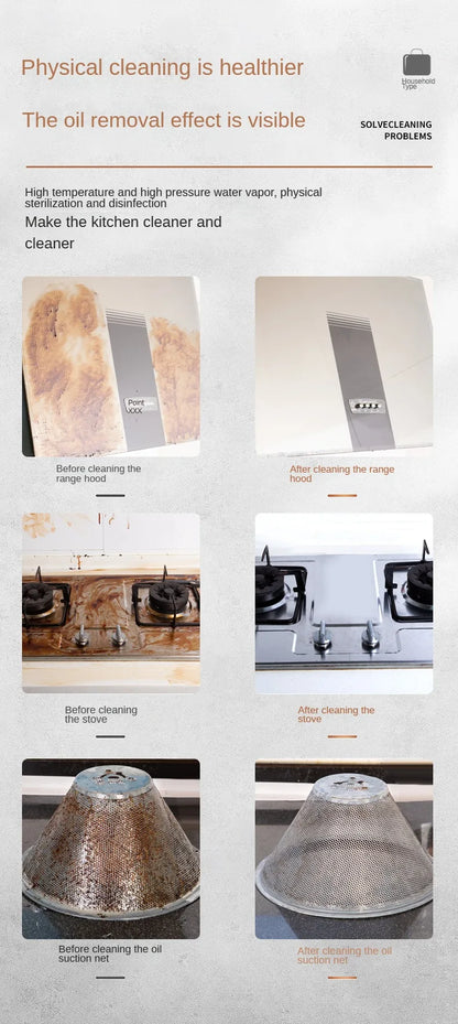 Steam Cleaner High Temperature Sterilization Air Conditioning Kitchen Hood Home /Car Steaming Cleaner 110V US Plug /220V EU Plug.