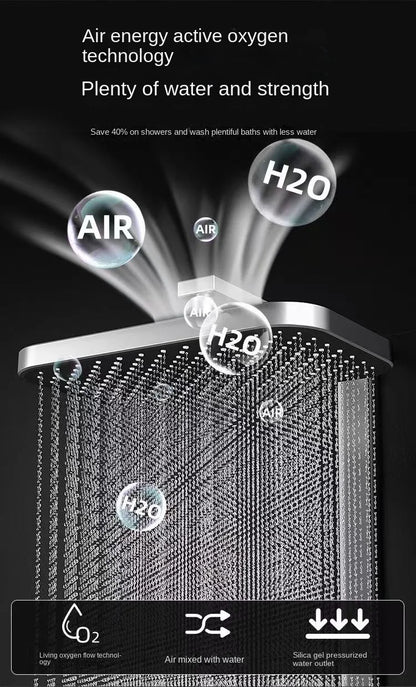 Bluetooth Music Digital Bathroom Shower System Ambient Lighting thermostatic Digital Bathroom Shower Set Faucets Accessories