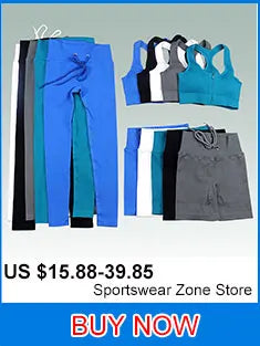 Seamless Yoga Set Gym Clothes Women's Sportswear Yoga Suits Women Fitness Set Tracksuits Sports Outfits Long Sleeve Gym Leggings.