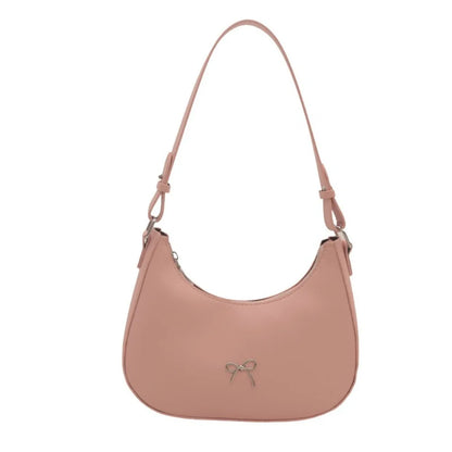Bowknot Armpit Bag Korean Underarm Bag Luxury PU Leather Y2K Handbag Girls Shoulder Bag