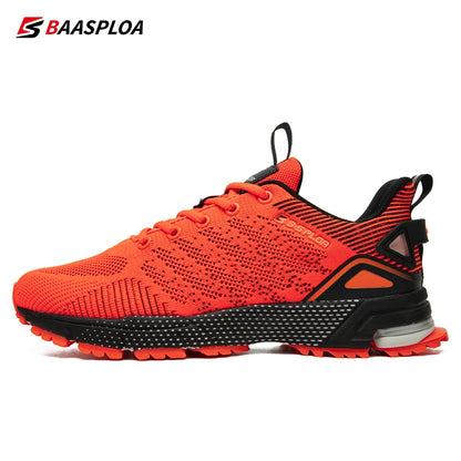 Baasploa Men Running Shoes Lightweight Sport Shoes for Men Mesh Breathable Casual Sneakers Non-Slip Outdoor New Arrival