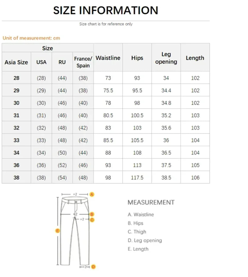 98% Cotton 4 Colors Stretchy Jeans Men's Mid-waist Straight Pencil Denim Trousers Brand Clothing Personality Fashion Male Pants.