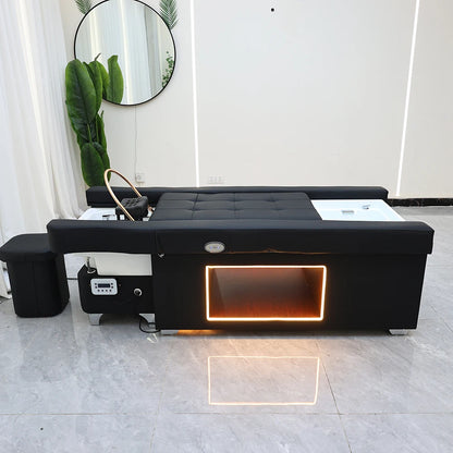 XinSheng Head SPA Salon Haarwaschbett Shampoo-Bett Thai-Massagetisch Barbershop Kommerzielle Möbel mit Fußbadbecken