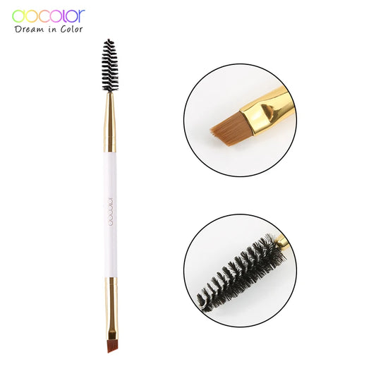 Docolor  Eyebrow Brush+Eyebrow Comb Beauty Eyebrow Brush Professional Makeup Brushes For Eye Brow Brush Eye Blending Brush.