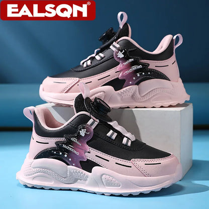 Fashion Children Shoes Boy Sneaker Non-slip School Casual Walking Shoes Leather Tennis Sport Shoes for Kids Girls 5 To 16 Years.