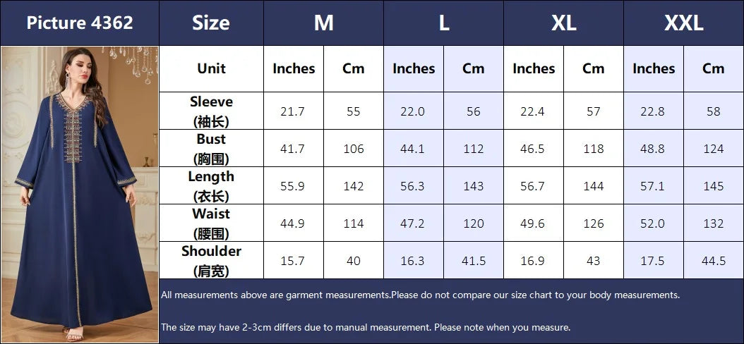 Elegant V-Neck Beading Embroidery Abaya For Muslim Woman 2025 Casual Loose Moroccan Saudi Dubai Kuwait Morocco Stylish Kebaya.