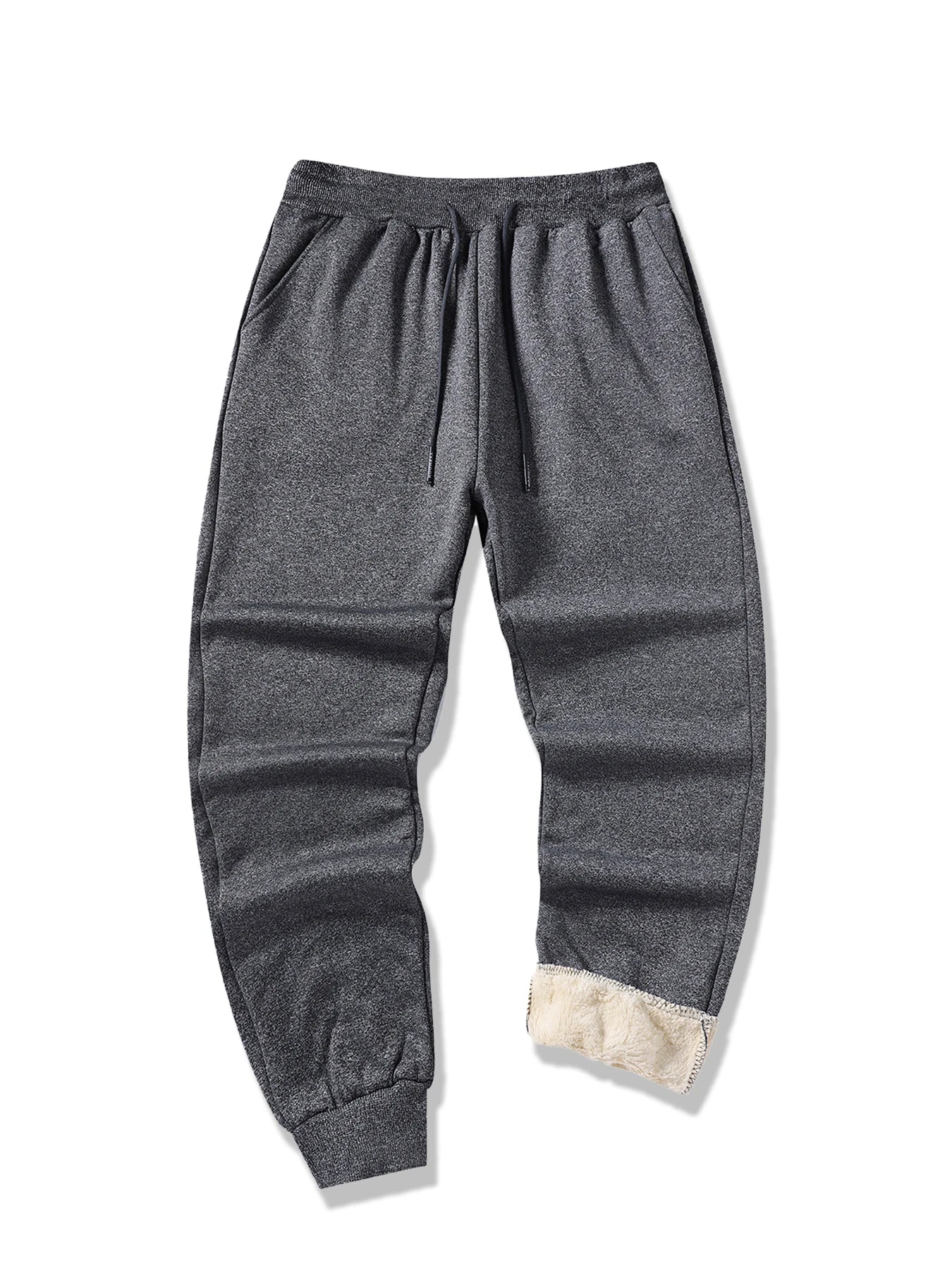 Men's Jogging Sports Pants Autumn Winter Thick Fleece Sweatpants Drawstring Outdoor Casual  Trousers Warm Daily Fitness Clothing.