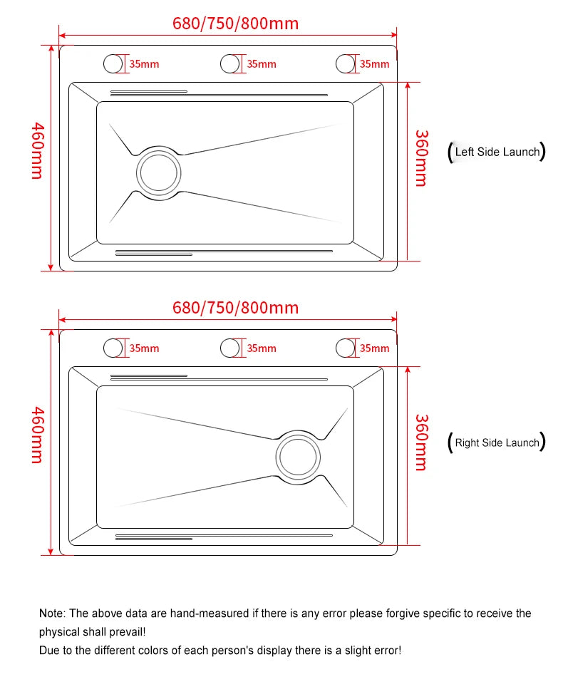 304 Stainless Steel Kitchen Sink Silver Embossed Large Single Slot Home Improvement Multifunction Wash Basin For Kitchen