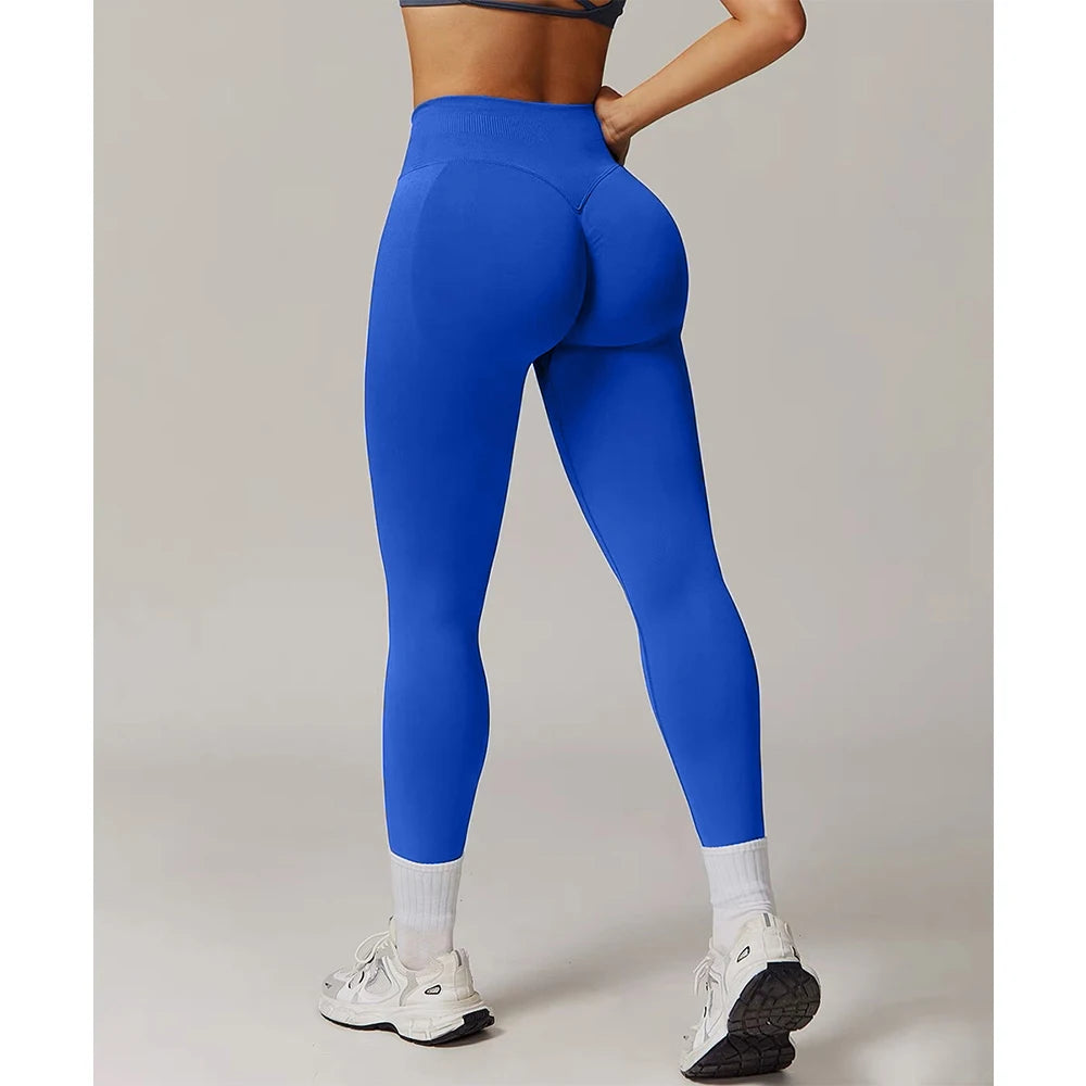 Women's High Waist Yoga Leggings Seamless High Stretchy Butt Lifting Breathable Sports Pants for Women Gym Leggings.