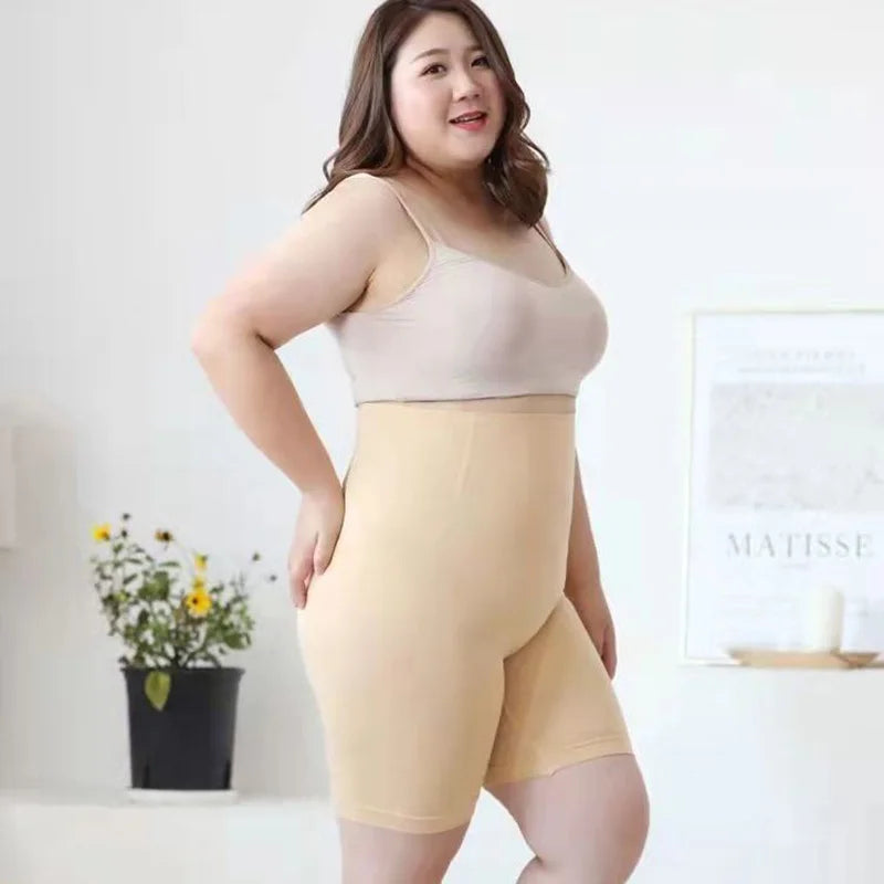 1Pcs Black Beige Fat Burning High Waist Underwear Body Shaping Underwear Unrolled Seamless Abdomen Control Shaping Pants.