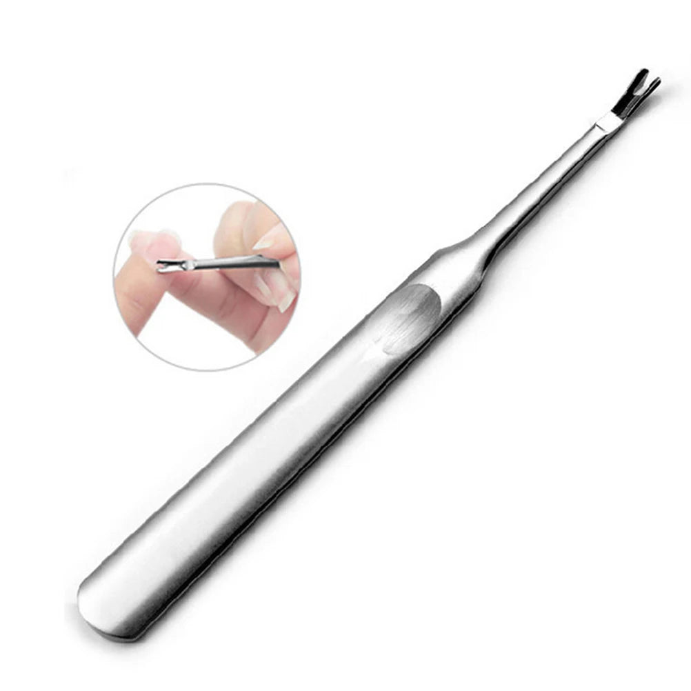 High Quality Stainless Steel Cuticle Pusher Trimmer Remover Pedicure Manicure Nail Art Tools.