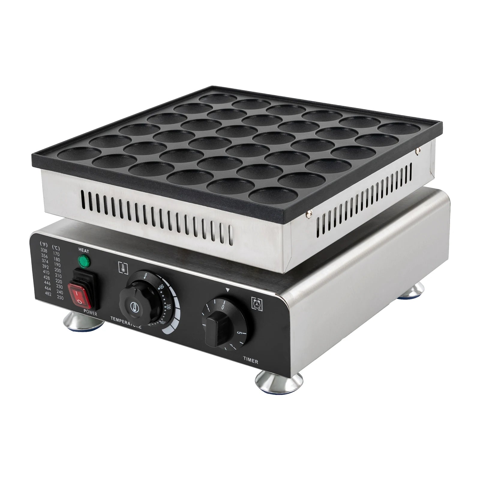 36-Hole Pancake Machine Non-stick 220V Electric Waffle Machine Mini Pancake Machine with Non-Stick Coating XM-2111.