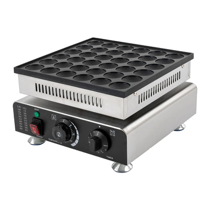36-Hole Pancake Machine Non-stick 220V Electric Waffle Machine Mini Pancake Machine with Non-Stick Coating XM-2111.