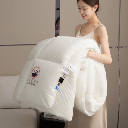 Icelandic Cashmere Protein Is Soft and Sticky with High Resilience Quilted Perfect Comfort ,Blanket Solid Color Bedclothes.