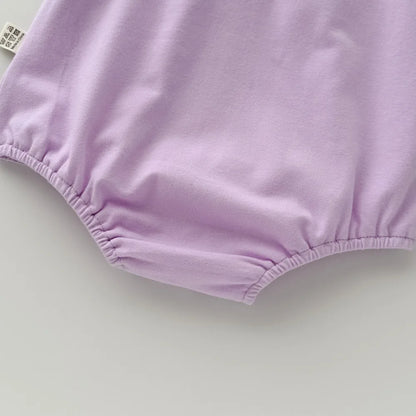 0-2Y Sommer Baby Mädchen Kleidung Kleinkind Mädchen Body & Einteilige Tulpe Stickerei Kleidung Mit Hut