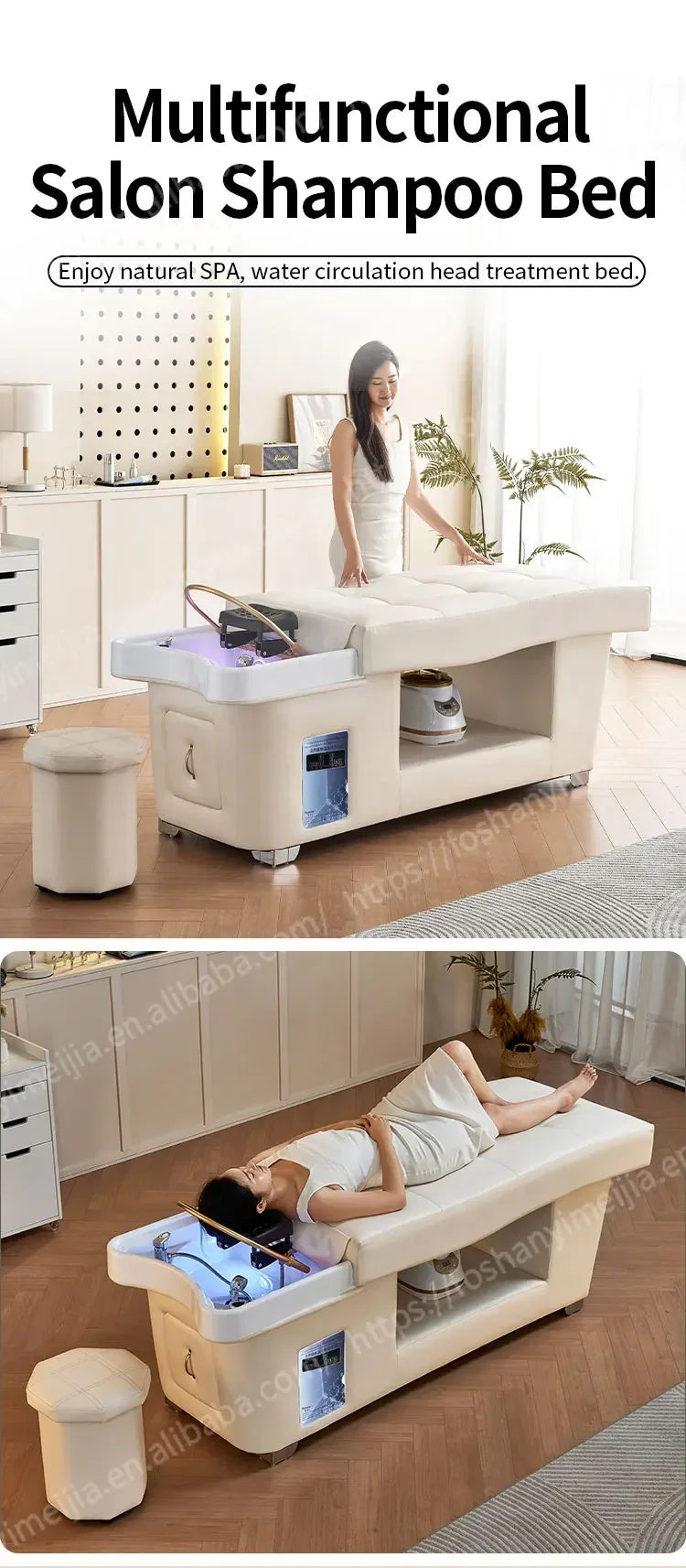 XinSheng Shampoo-Bett, Friseursalon, Betten, Kopf, SPA, Begasungsmaschine, Massagetisch, Freizeit- und Gesundheitsgeschäft, kommerzielle Möbel