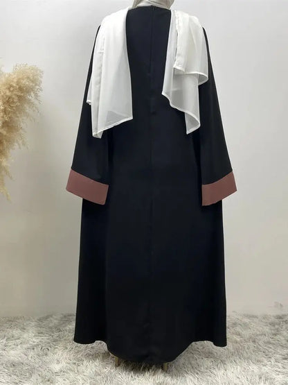 Ramadan Eid Muslimischen Abaya Dubai Luxus Spleißen Gefälschte Zwei Stücke Abayas Für Frauen Kaftan Modest Kleid Islam Kaftan Marocain Femme.