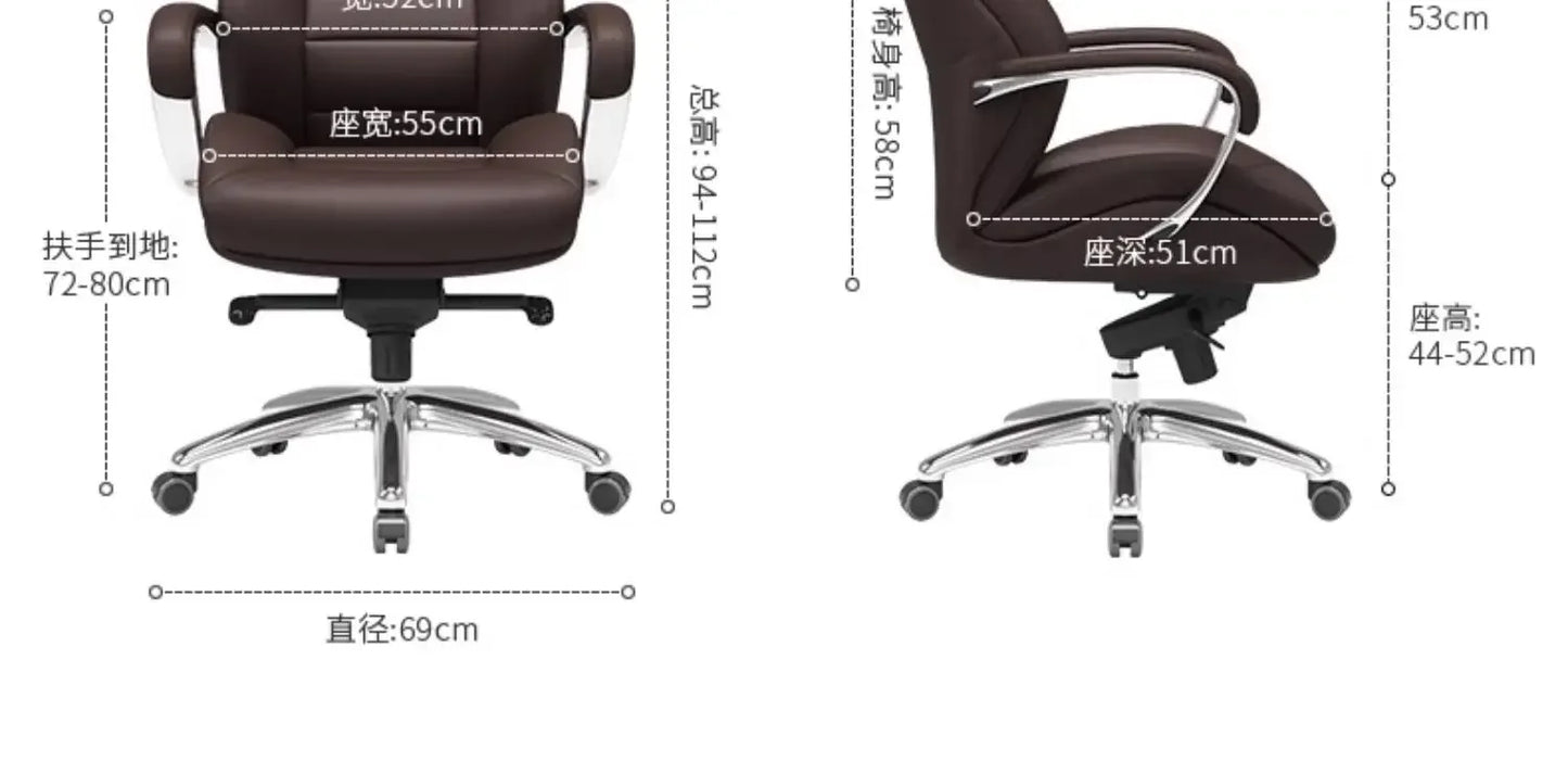 Luxury Comfy Office Chair Leather Executive Durable Conference Office Chair Computer Modern Chaise De Bureaux Office Furniture