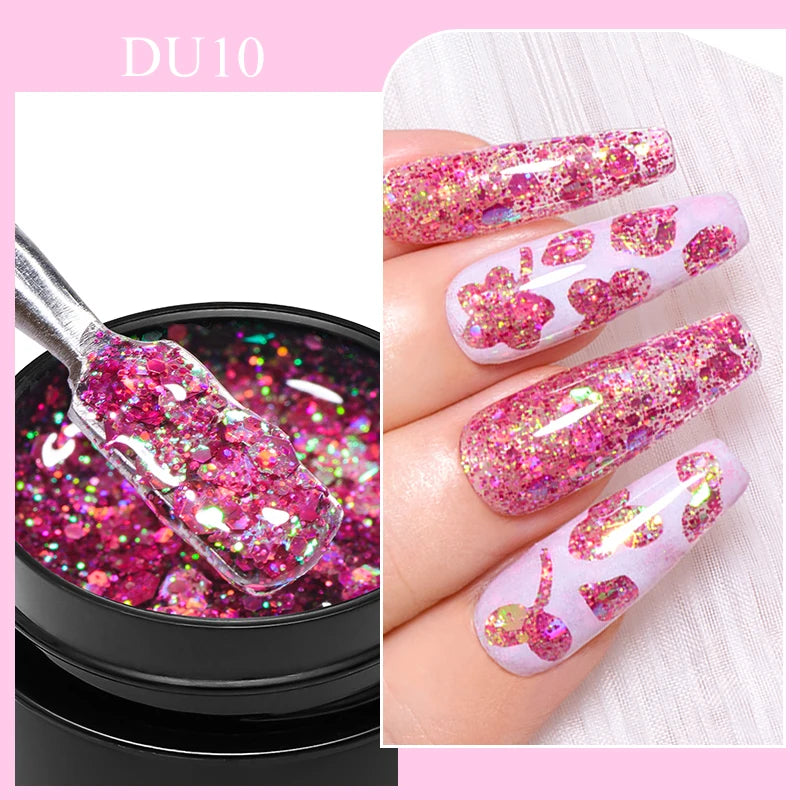 Mtssii 8ML Quick Extension Nail Gel Vernis Nude Milk White Gel Nail Polish UV Semi Permanent Nails Art For Manicure Tools