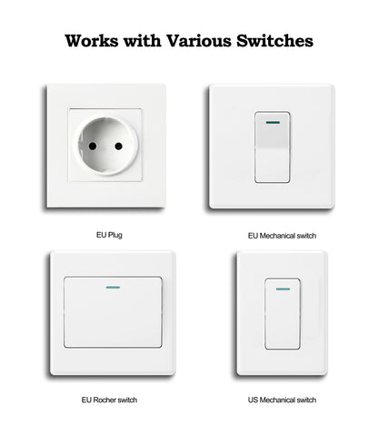 Tuya Smart WiFi Schalter 1/2/3 Gang Smart Home Licht Schalter Breaker Neutralleiter Erforderlich Remote App Timer Arbeit mit Alexa Google.
