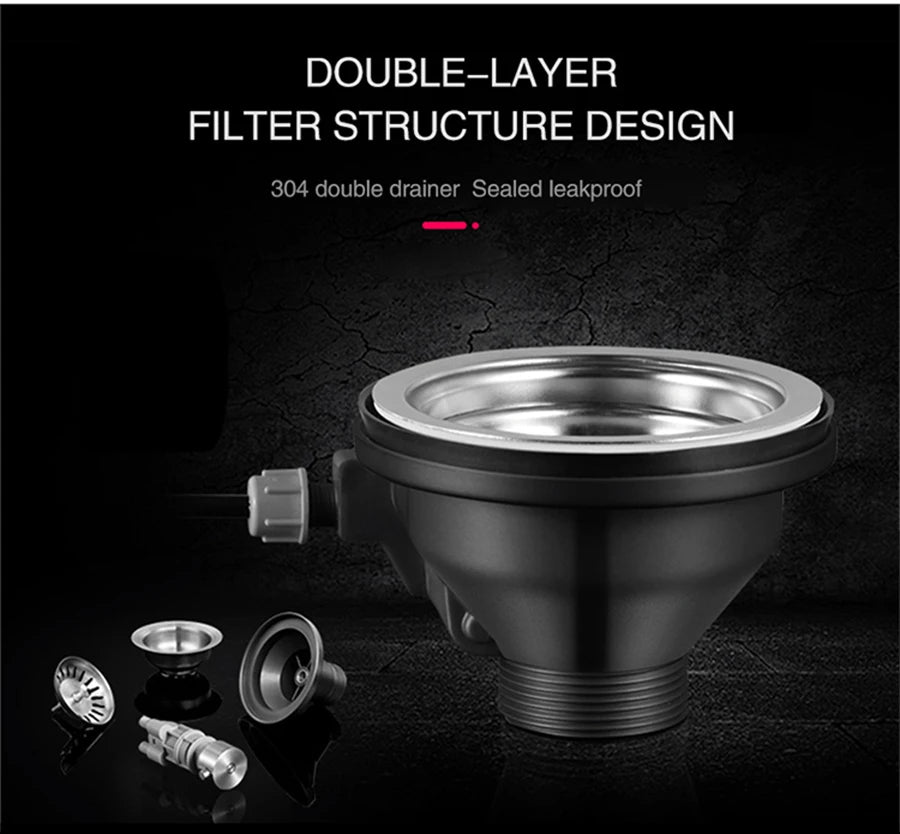 ASRAS 11550 NJH Large Size Smart Purifying Kitchen Sink Handmade Step Sink Smart Purifying Kitchen Island Sinks