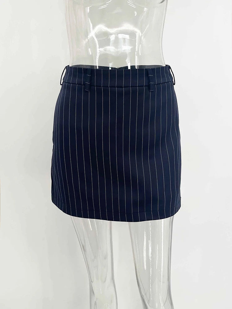 TARUXY Gestreiften Druck V-ausschnitt Band Anzug Mantel Für Frauen Langarm Tasten Büro Dame Top Elegante Weibliche Neue Blazer Outwear.