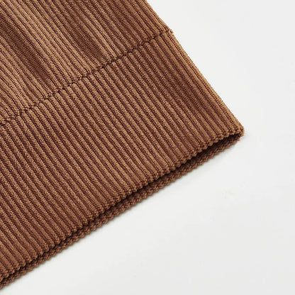 Men's Corduroy Jacket Stand-up Collar Slim Fit Retro Multi-pocket Workwear Commuter Coat for Spring And Autumn