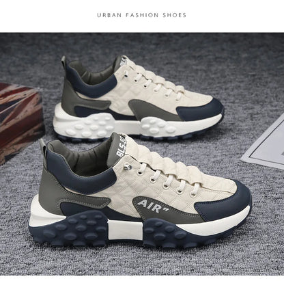 Männer Turnschuhe Plattform Männer Schuhe 2025, Neue Laufschuhe für Männer Luxus Marke Lässig Vulkanisierte Schuhe Bequem Tenis Masculino