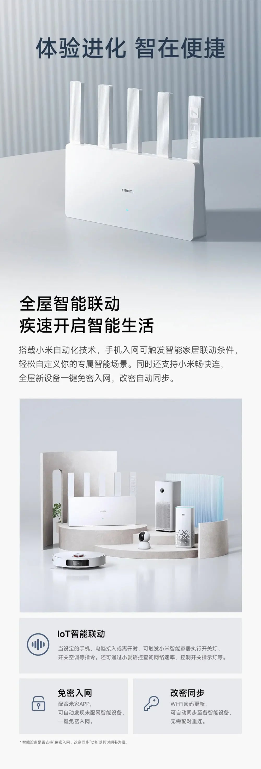 Xiaomi Router BE5000 2.5G Wifi 7 Wiress Router Mesh Group 2.4GHz 5GHz MLO Dual Band Works with Xiaomi mijia mihome App Network.