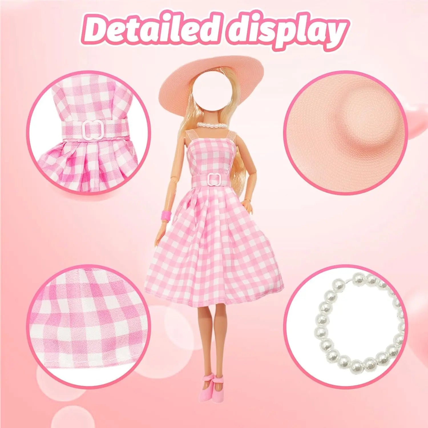 1 Set Fashion Clothes For Doll Clothes Coat Jacket Pants Dress Shirt Sweater Skirt Daily Wear Mini Doll Accessories Girl`s Toy.