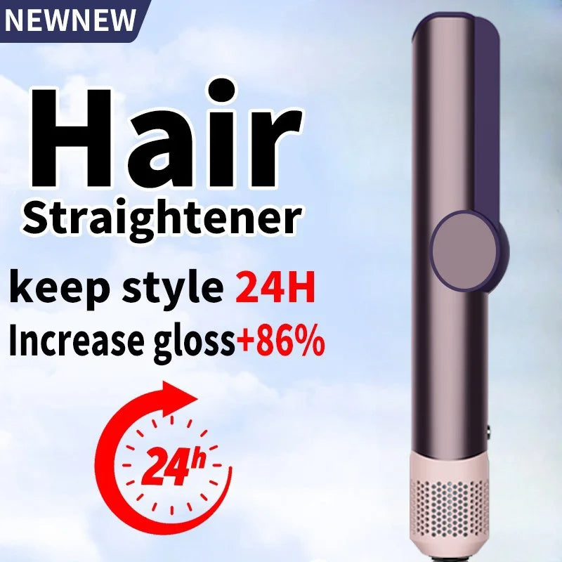 2 IN 1 Professional Hair Straightener & Hair Dryer Styling Tool Negative Ion hairdryer Iron Long-Lasting airstrait