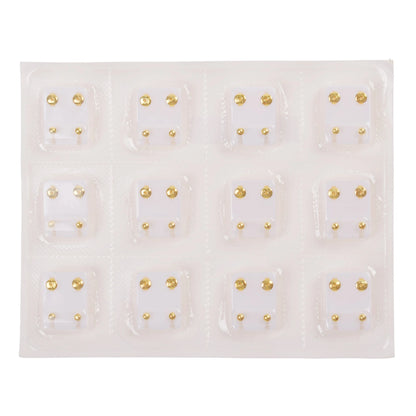 12Pairs Medical Earrings Piercing Tools Set Crystal Ear Stud Surgical Steel Stopper for Body Ear Piercing Gun Fashion Jewelry.