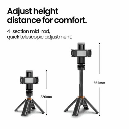 Elough Selfie Stick Tripod Phone Stand Shooting Aid Wireless Bluetooth Remote Extendable Portable Phone Holder For Live Broadcas.