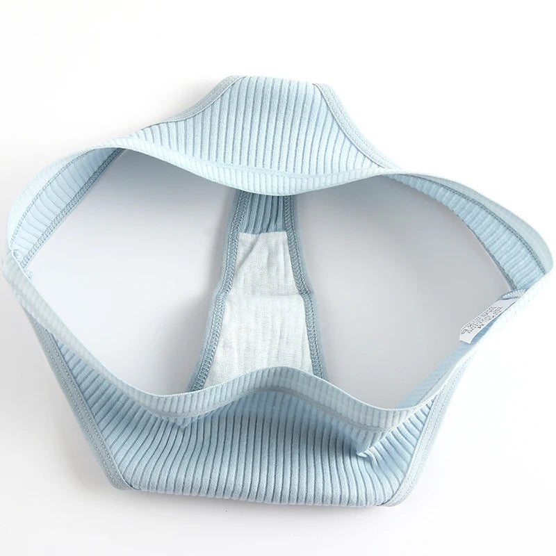 WarmSteps 10PCS Women's Panties Set Simple Striped Thongs Female Cotton Underwear Sexy Lingerie Cozy Sports G-Strings Underpants.