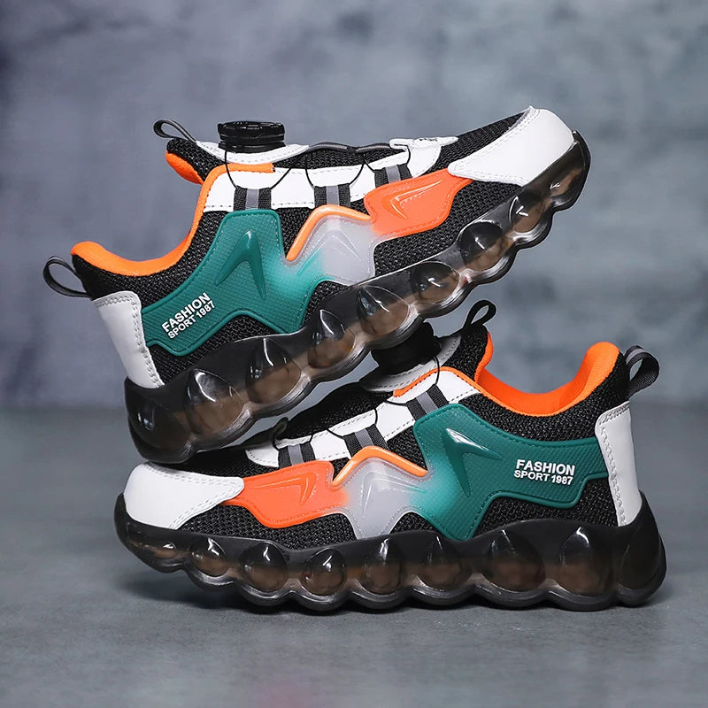 Kids Running Shoes Mesh Breathable Casual Sneakers for Children Lightweight Sport Shoes Boys Girl Non-Slip Pink Outdoor