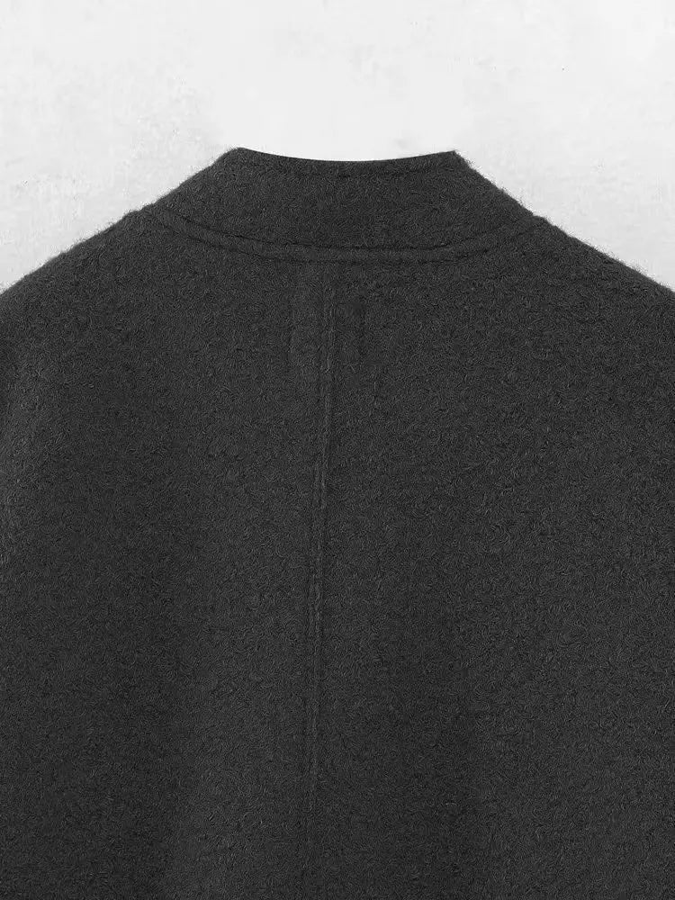 TRAFZR Damenjacken Frühling 2023, elegantes Fleece, Vintage, neue Oberbekleidung, Langarm, Harajuku, Y2k, Streetwear, Bomberjacken