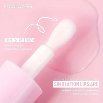 BIG Fruit Lip Oil Lip Enhancer Plumper Big Brush Moisturising Clear Lip Gloss Sexy Lip Makeup Care Cosmetics for Women Girl Lady.