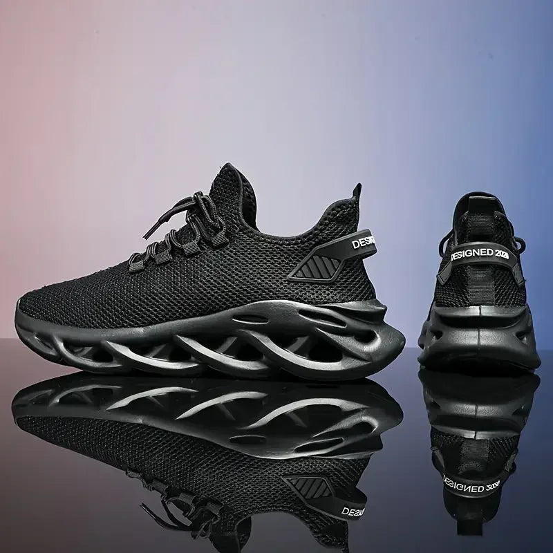 Männer Casual Sport Schuhe Atmungsaktive Leichte Turnschuhe Outdoor Mesh Schwarz Laufschuhe Athletisch Jogging Tenis Wanderschuhe