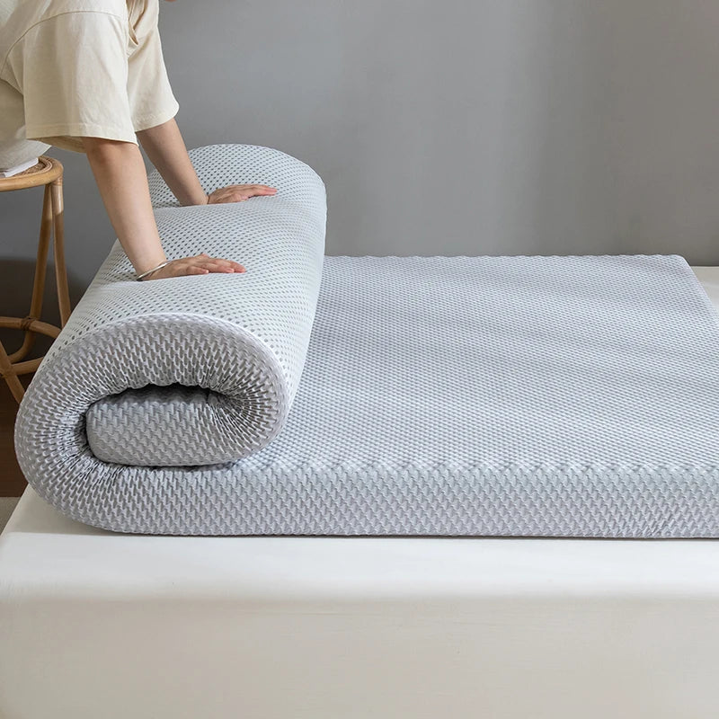 Anpassbare Memory-Schaum-Latexmatratze, Heimbettmatratze, weiches Schlafzimmerkissen, speziell für Mietzimmer