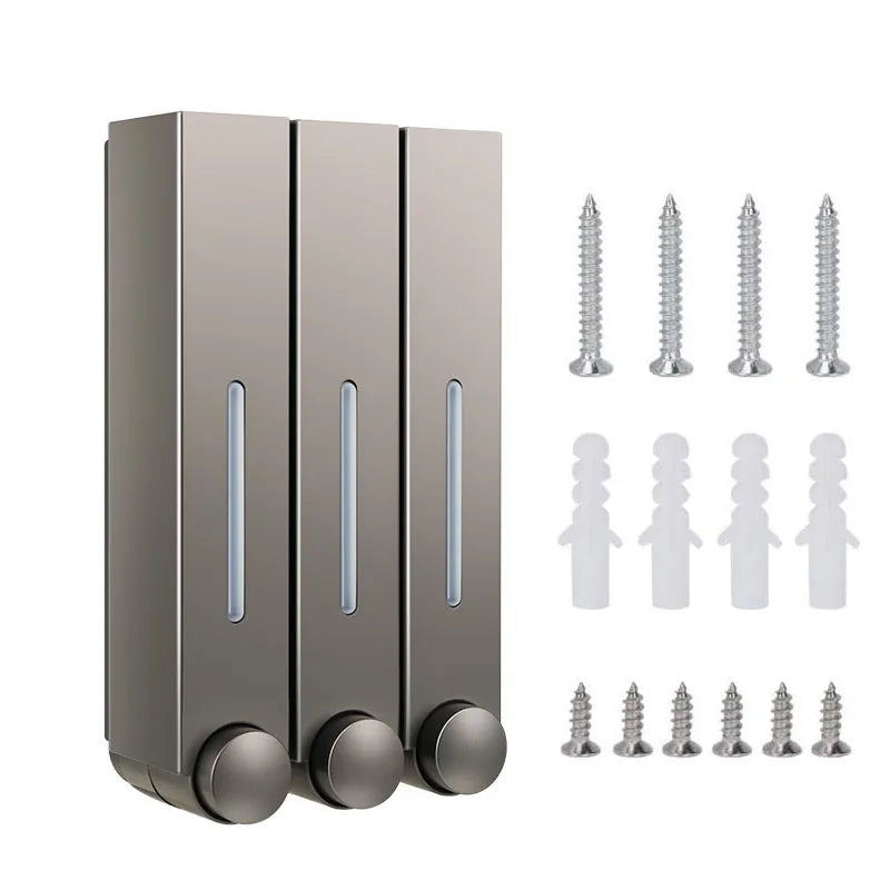 420ML Wand Badezimmer Flüssigseifenspender Waschlotion Händedesinfektionsmittel Kind Familie Hotel Küche Duschgel Spender