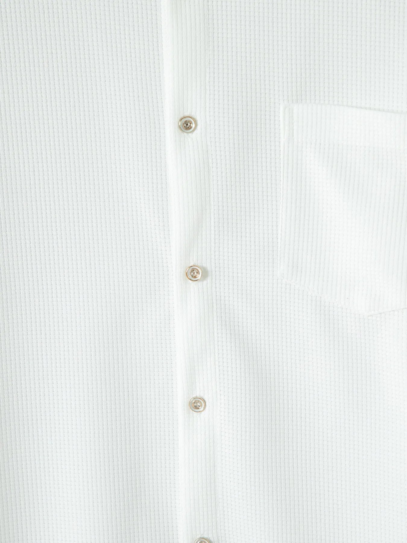 2025 Spring and autumn new men's daily casual waffle cardigan long-sleeved shirt two pants suit.