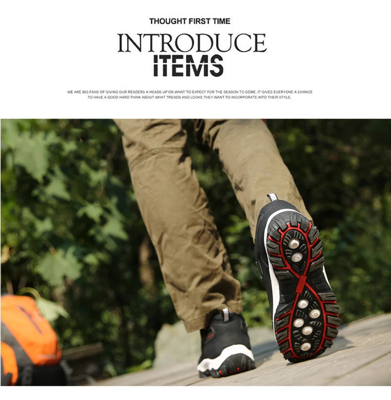 Outdoor Hiking Shoes for Men Camping Running Walking Jogging Sneaker Boots Waterproof AntiI-Slip Sport Shoes Zapatos Hombre.