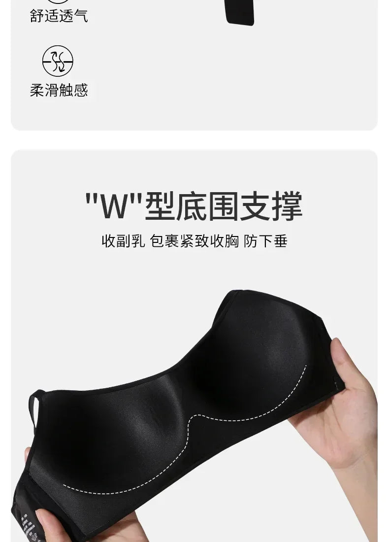 Seamless Bras for Women Small Chest 1/2 Cup Push Up Bra Non-Wire Bra Women Support Underwear Sexy Lingerie Female Intimates.